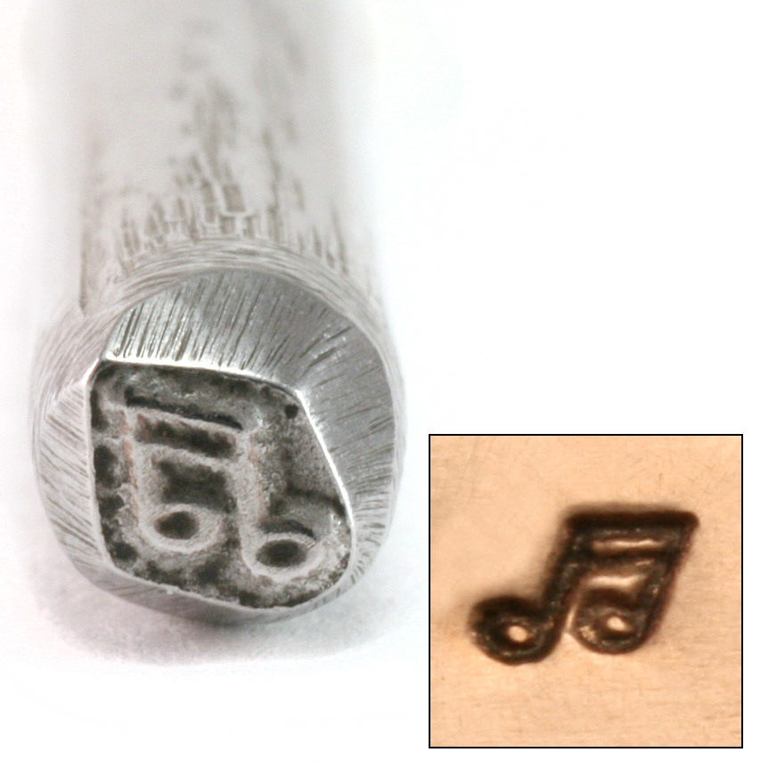 Metal Stamping Tools Double (Sixteenth) Note Metal Design Stamp